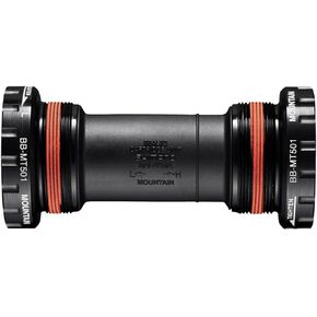 SHIMANO BB-MT501 English Bottom Bracket - English, 68/73mm, Fits Hollowtech II Spindle, Black, (EBBMT501B m)