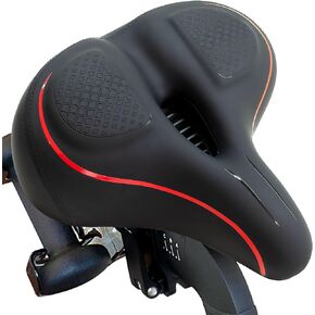 TrubliFit Replacement Extra Wide Bike Seat for Peloton Bike & Bike+, Oversized Bike Seat Cushion, Bike Saddle Replacement for Women & Men, Accessory for Peloton