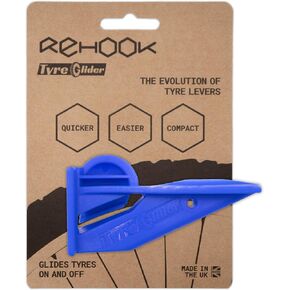 Rehook Tyre Glider - A Strong Portable Bicycle Tyre replacement and Bike Tire Remover Tool - No more Tyre Levers or Tyre Changing Spoons to Repair Your Bike Tube