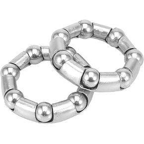7 Balls x 1.49Inches Stainless Steel Bicycle Ball Bearings Bike Ball Crank Bearing for Replacement Mountain Bicycle Parts Bike Kids Wheel Bearing Retainer MTB Bicycle Crank