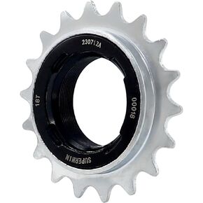 ZUKKA Single-Speed Bike Freewheel 16t/18t/20t Bicycle Freewheel Compatible 1/2 x 1/8 One-Speed Cycling Replacement Accessory