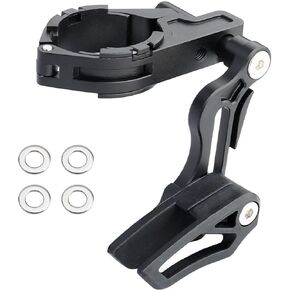 Miayaya Chain Guide Mountain Bike Chain Guide Bike MTB Chain Guide Guard Bicycle Chain Protector Suitable for Circular Seat Tube Single Disc Chain Guide Adapter 26-36MM (Nylon + Aluminum Alloy Black)