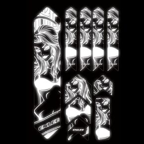 شريط حماية إطار الدراجة من ENLEE، ملصقات واقية للجبال، ملصقات لحماية شوكة MTB من جميع الأنماط، طبقة عالية التأثير لدراجة الطريق، حماية ضد الخدش in Kuwait