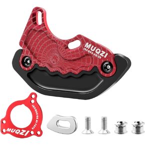 MUQZI Bash Guard, Mountain Bike ISCG05/ISCG 03 Mount 26-32T/34-38T Chainring Protector, BSA Adapter Included