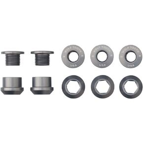Wolf Tooth Components Set of 5 Chainring Bolts+Nuts for Single-Ring (1X) Drivetrains