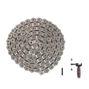 KMC BMX Single Speed Bike Chain 1 Speed Half Link High Strength Bicycle Chains 1/2" x 1/8" x 100 Links