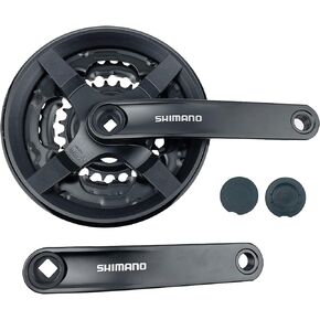 THALOUS Bicycle Crankset 6 7 8 Speed 42/34/24T Universal Square Crank Set 170MM Crank Arm for Mountain Bike