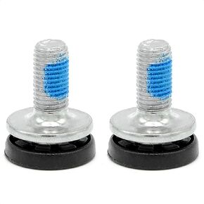 2 PCS Bike 8mm Hex Crank Arm Fixing Bolts with Caps - Capless Bottom Bracket Screws for Mountain and Road Bicycle Axle - for FSA, Suntour, Prowheel and More