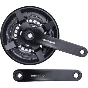 Shimano Tourney Bicycle Crankset FC-TY301 42-34-24 Teeth for 3x6/7/8 Speed 170mm Crank for Mountain Bike Gears Square Taper