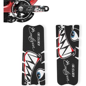 ENLEE One Pair Mountain Bike Stickers, Bicycle Frame Protector for Bike Cranksets/Bicycle Handlebar