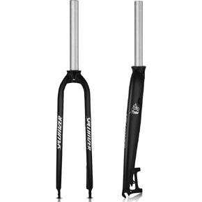 ZTZ 1-1/8" 26/27.5/29" Aluminum Alloy Rigid Disc Brake MTB Fork, 28.6mm Threadless Straight Tube Superlight Mountain Bike Front Forks