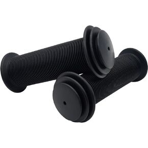 2pcs Bike Handlebar Grips, Non-Slip Soft Rubber Cycling Grips for Universal Kids Bikes, Mountain Bikes, Scooters, Balance Bikes, Folding Bikes