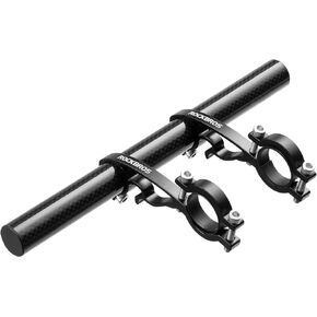 ROCKBROS Bike Handlebar Extender Handlebar Extension Double Bike Handlebar Bracket Lightweight Durable for Holding Bicycle Speedometer, GPS, Phone Mount Holder