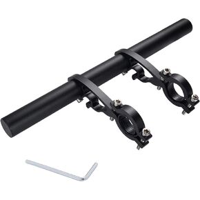 Yizhet Handlebar Extensions, Aluminum Alloy Bicycle Handlebar Extender for Holding Phone Mount Holder, Bicycle Speedometer, GPS(30cm)