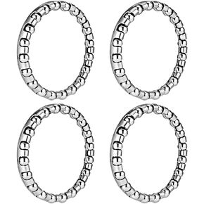 Jaceyon Bike Headset Bearings 5/32" x 20-Balls 4Pcs Bicycle Ball Bearing, 1-1/8" Headset Bearings Caged for Mountain MTB Bike