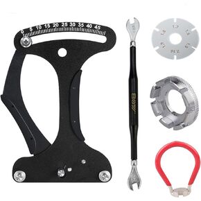 CYBTM دراجة تكلم التوتر متر مجموعة أدوات الربط سلك التوتر تعديل مؤشر معايرة عجلة تصحيح قياس أداة in Kuwait