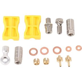 Bike Brake Hose Connector Aluminium Alloy Durable Easy Installation Hydraulic Bike Brake Hose Set for Hope