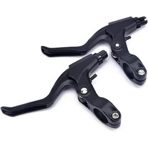 1 Pair Bicycle Brake Levers Universal Bike Brakes Handle Replacement Aluminum Bycicle Parts and Accessories for Mountain Bike, Road Bike, Folding Bike, MTB, 2.2cm Diameter