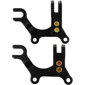 DQITJ 2 Pack Brake Bracket Adapter MTB Bicycle Mounting Holder 20mm and 31.8mm Disc Brake Bracket Bicycle Components (160mm)