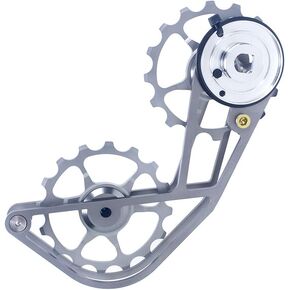 Titanium Road Cyclocross Gravel Bicycle Bike Rear Derailleur Oversized Pulley Wheel System Cage OSPW for Sram Red/Force eTap AXS 12 Speed use