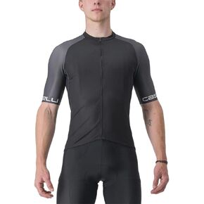 Castelli Men’s Entrata VI Jersey, Quarter Length Sleeve Zip Up Jersey for Aerodynamics, Gravel Biking & Race Cycling