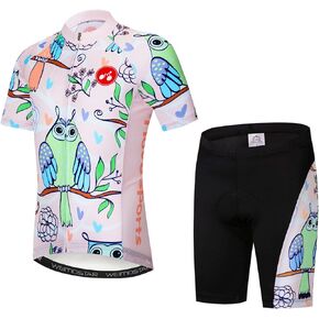 Children Cycling Jersey Set Clothing Boys Girls Shorts Pad Suits