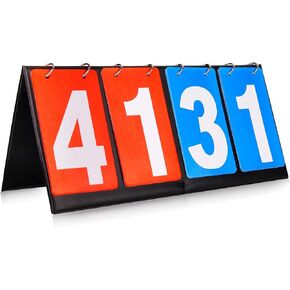 HRLORKC Scoreboard Score Keeper Score Flipper for Basketball Tennis Sports
