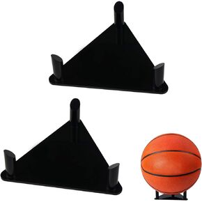 Tasybox Acrylic Ball Stand Holder, Sports Ball Storage Display Rack for Basketball Football Volleyball Soccer Rugby Balls 2 Pack