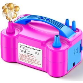 Electric Balloon Pump, Portable Dual Nozzle Electric Balloon Inflator Blower for Decoration, Party and Save Time 600W Air pump for balloon