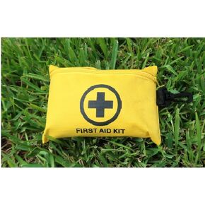 Galaxy 151 Pcs First Aid Kits Small for Survival Emergency Trauma Military Tactical Medical School Office Home Hunting Camping Hiking Fishing Outdoor IFAK EMT Yellow Bag