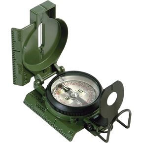 Cammenga Official US Military Tritium Lensatic Compass, Accurate Waterproof Hand Held Compasses with Pouch for Hiking Camping Navigation Survival Backpacking Orienteering