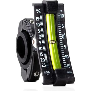 Sun Company CyclClimb - Bike Inclinometer | Handlebar Slope Meter for Bicycles | Measures Trail Incline and Decline