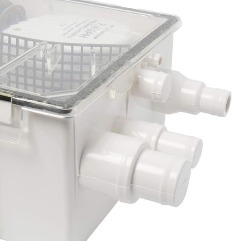 NovelBee 12V 750 GPH Boat Marine Shower Sump Pump Drain Kit System,Built-in Automatic Bilge Pump,Multi-Port Inlet Sump Pump in Saudi Arabia