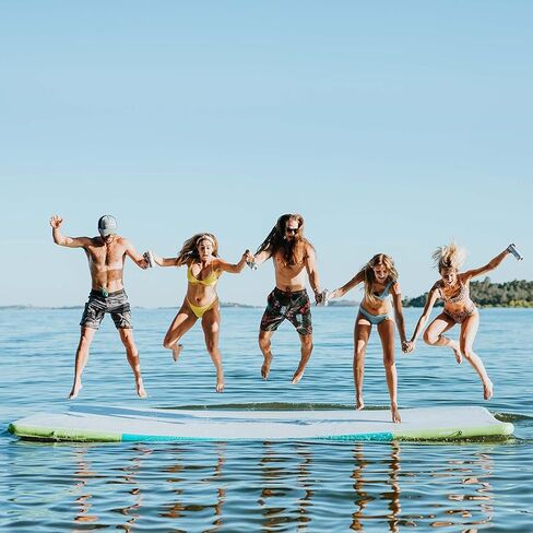 حصيرة Driftsun العائمة القابلة للنفخ - منصة عائمة قابلة للنفخ ووسادة سوط لحوض السباحة، هيكل من البولي فينيل كلوريد (متوفر بمقاس 12 قدم × 6.5 قدم و15 قدم × 6.5 قدم) in Kuwait