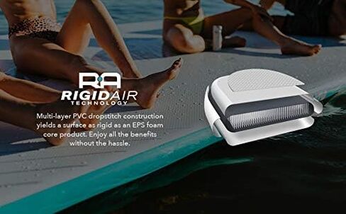 حصيرة Driftsun العائمة القابلة للنفخ - منصة عائمة قابلة للنفخ ووسادة سوط لحوض السباحة، هيكل من البولي فينيل كلوريد (متوفر بمقاس 12 قدم × 6.5 قدم و15 قدم × 6.5 قدم) in Kuwait