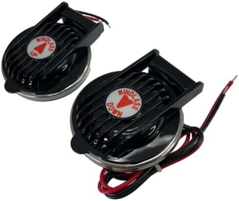 Pactrade Marine Boar Anchor Windlass Winch Foot Compact Switch Black 1 Pair Up and Down 12/24V 5A Hardware in Kuwait