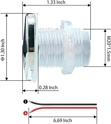 Marine Boat Courtesy Lights LED Cabin Step Light Stainless Steel Waterproof Flush Mounted 12 Volts 2 Pieces (Blue) in Saudi Arabia