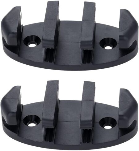 بقالة بامبو لوكي 2 حزمة من مرابط كاياك متعرجة، مرابط مرساة من النايلون، أسود in Kuwait