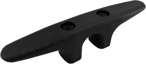 ISURE MARINRE 4 PCS Marine Black Nylon Cleat Open Base 6 Inch Heavy-Duty Nylon Cleat Boat Deck and Anchor Line Cleat w/Finish in Saudi Arabia