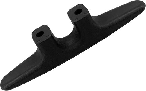 ISURE MARINRE 4 PCS Marine Black Nylon Cleat Open Base 6 Inch Heavy-Duty Nylon Cleat Boat Deck and Anchor Line Cleat w/Finish in Saudi Arabia