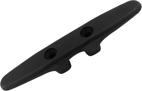ISURE MARINRE 4 PCS Marine Black Nylon Cleat Open Base 6 Inch Heavy-Duty Nylon Cleat Boat Deck and Anchor Line Cleat w/Finish in Saudi Arabia