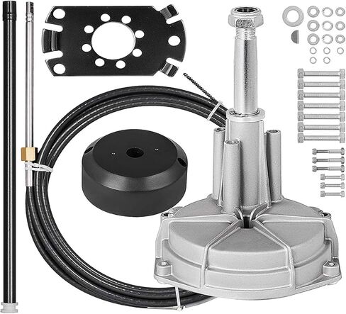 Boat Steering Control Cable 16“ Outboard Mechanical Rotary Steering Kit 16 Feet Boat Power Steering System in Kuwait