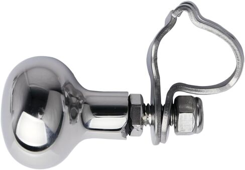 Hoffen AISI 316 Stainless Steel Boat Steering Wheel Knob Marine Sport Maneuvering Knob Steering Spinner Knob Wheel Suicide Knob Swivel Universal in Saudi Arabia