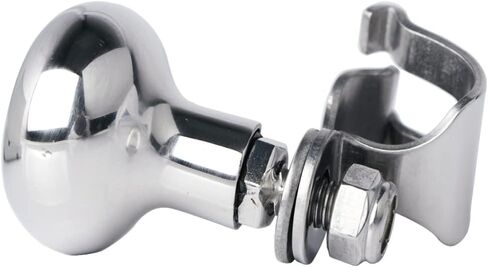 Hoffen AISI 316 Stainless Steel Boat Steering Wheel Knob Marine Sport Maneuvering Knob Steering Spinner Knob Wheel Suicide Knob Swivel Universal in Saudi Arabia