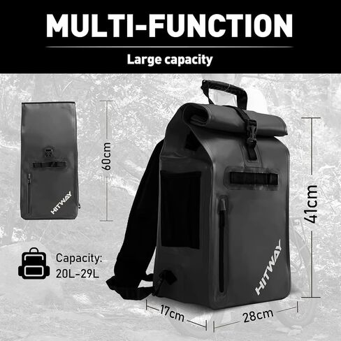 HITWAY 3 in 1 Bike Bag Waterproof Bike Pannier Bag 29L Large Capacity Bike Rack Bag Professional Cycling Accessories for Bicycles Rear Rack Bike Rear Seat Trunk Bag in Saudi Arabia
