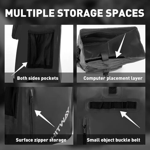 HITWAY 3 in 1 Bike Bag Waterproof Bike Pannier Bag 29L Large Capacity Bike Rack Bag Professional Cycling Accessories for Bicycles Rear Rack Bike Rear Seat Trunk Bag in Saudi Arabia