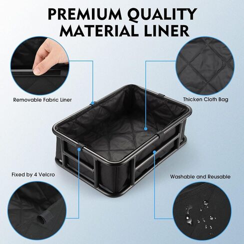 سلة دراجة ذات حامل خلفي من RAYMACE مع شبكة شحن وبطانة وسلة دراجة كبيرة، حامل مثالي للدراجة الكهربائية in Kuwait