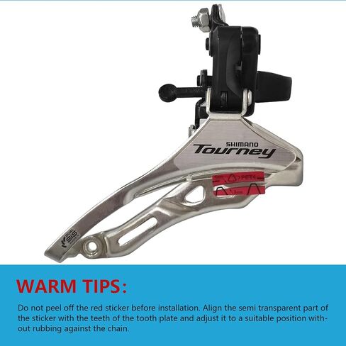 Bicycle Front Derailleur 34.9mm FD-TY300 3x6/7 Speed Tourney Down Swing for Mountain Road Bike in Saudi Arabia