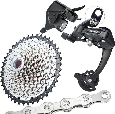 VG Sports 12 Speed MTB Groupset Bike Chain 11-52T Cassette 1x12 Speed Rear Derailleur& Shifter (12S 11-52T Set) in Saudi Arabia
