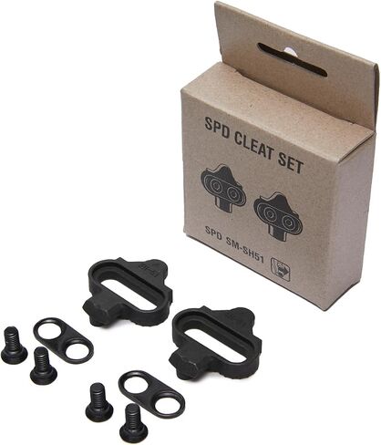 FOTGROY SPD Cleats متوافق مع Shimano SPD SM SH51، مجموعة MTB Cleat مناسبة للرجال والنساء في الأماكن المغلقة والجبال وركوب الدراجات على الطرق الخارجية in Kuwait